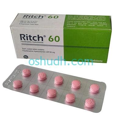 Ritch 60 Tablet - oshudh.com | ওষুধ ডট কম - No.1 online pharmacy in ...