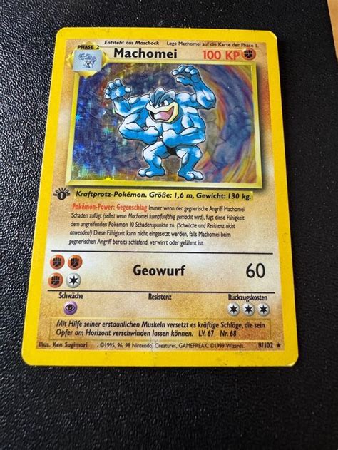 Machomei Machamp Ed Set Base Holo Pokemon Kaufen Auf Ricardo