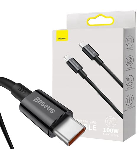 Baseus Kabel Usb C Type C W Pd Quick Charge A Sklep Opinie Cena