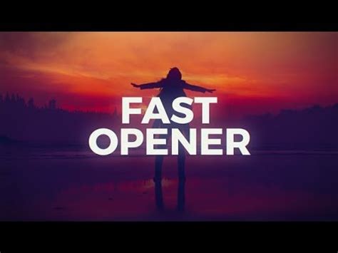 Fast Stomp Opener After Effects Template Videohive Youtube