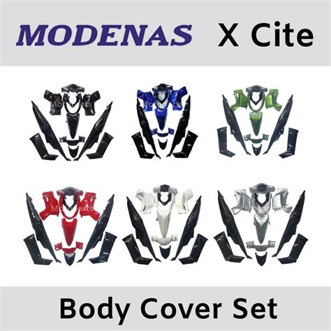 Modenas Original X Cite Full Body Cover Set Kit Color Parts