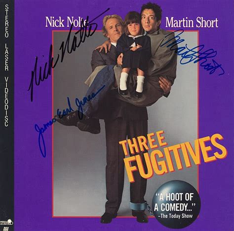 Three Fugitives Cast Signed Movie Laserdisc Album Artist Signed