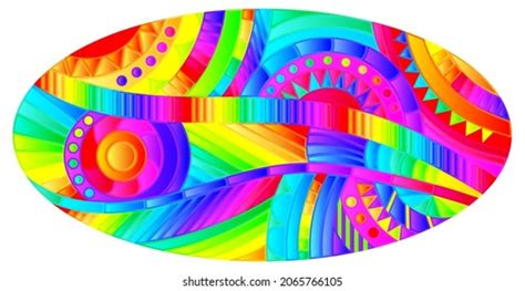 Golden Lgbtq Rainbow Pile Gay Pride Stock Illustration
