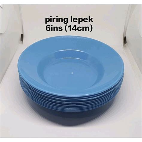 Jual 12pcs 1 Lusin Piring LEPEK Plastik Kecil 6 Inch L 14cm Piring