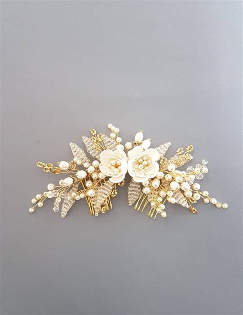 Best Bridal Hair Combs On Etsy For Weddings Emmaline Bride