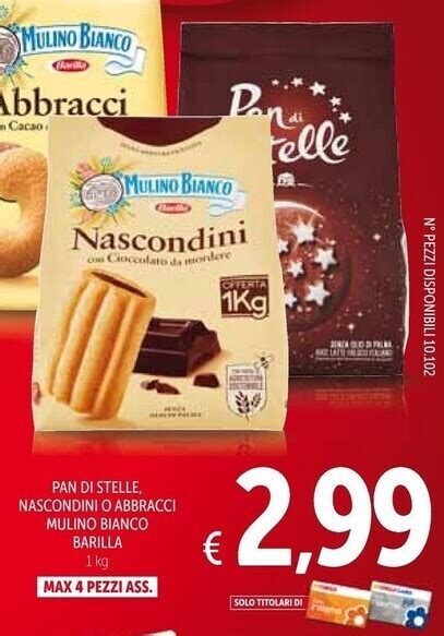 Offerta Barilla Pan Di Stelle Nascondini O Abbracci Mulino Bianco Nel