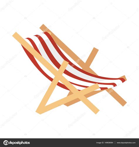 Silla playa aislado icono vector gráfico vectorial yupiramos imagen