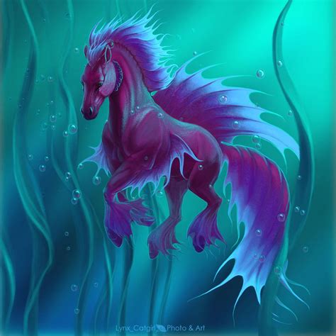 Betta Waterhorse By Lynx Catgirl On Deviantart Mythical Creatures Art