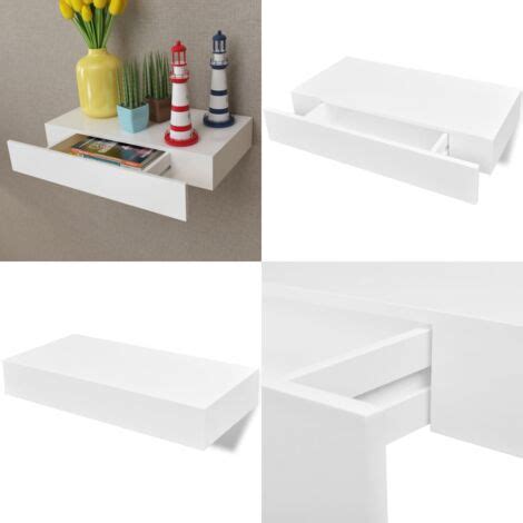 Wandregal Mit Schublade Mdf Wei Wandregal Wandregale Home Living