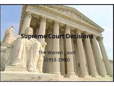 Essential Question How Did The Decisions Of The Supreme Court Impact