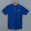 Ruffty Solids Cotton Polo T Shirt For Men Royal Blue Gift Send