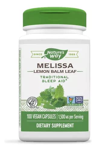 Suplemento Nature S Way Melissa Erva Cidreira Leaf C Psu