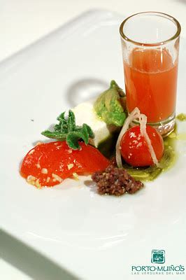 Aula de cocina Porto Muiños Recetas Ensalada de tomates codium