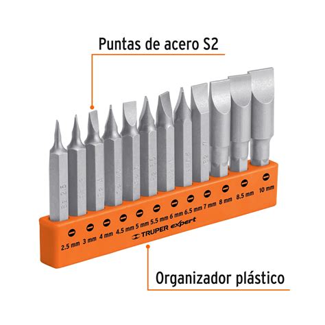 Ficha Tecnica Juego De 12 Puntas Planas Mm Combinadas Largo 2 Expert