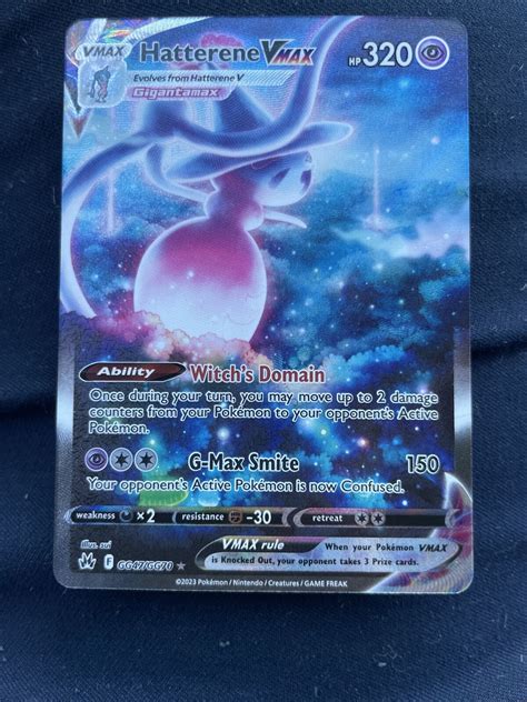 Hatterene Vmax Gg Gg Crown Zenith Pokemon Alternate Art Card In