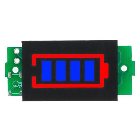 1s 4s 8s Single 37v Lithium Battery Capacity Indicator Module 42v Blue Display Electric