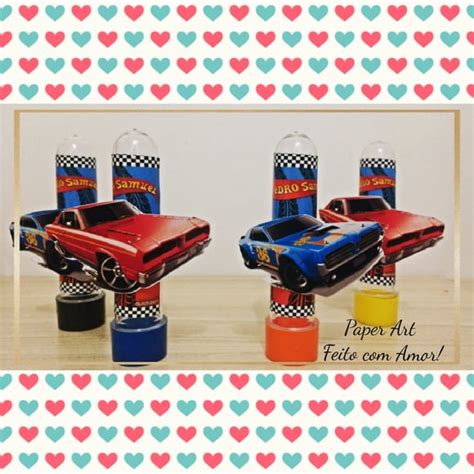 Rótulo para tubetes Hot Wheels Elo Produtos Especiais