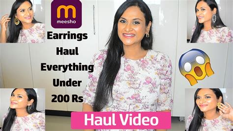 Meesho Earrings Haul Most Cheap Affordable Haul Everything Under