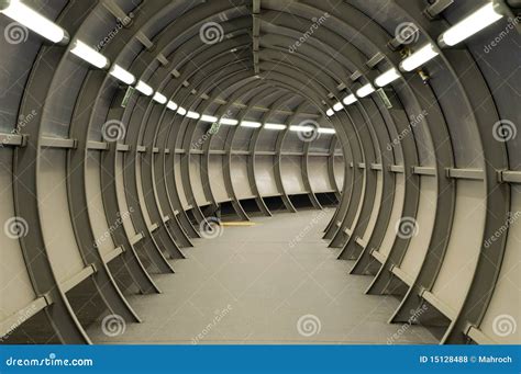 Tunnel Made Of Metal Construction Royalty Free Stock Photos - Image ...