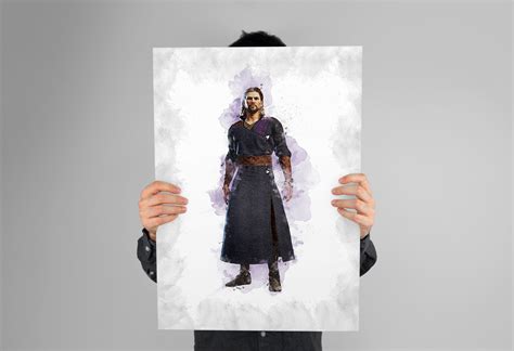 BALDUR'S GATE POSTER Gale Poster Video Game Poster Digital Art ...