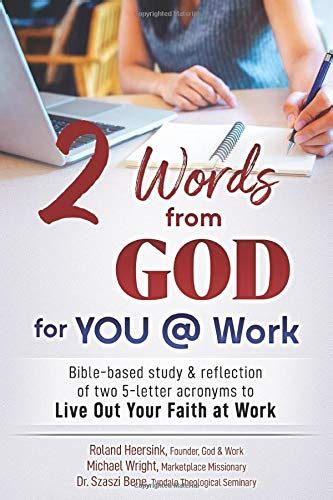 2 Words From God For You Work Bible Based Study And Reflection Of Two