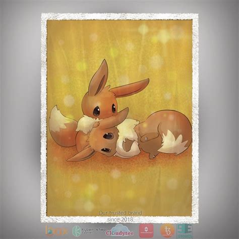 HOT Eevee Throw Blanket Express Your Unique Style With BoxBoxShirt