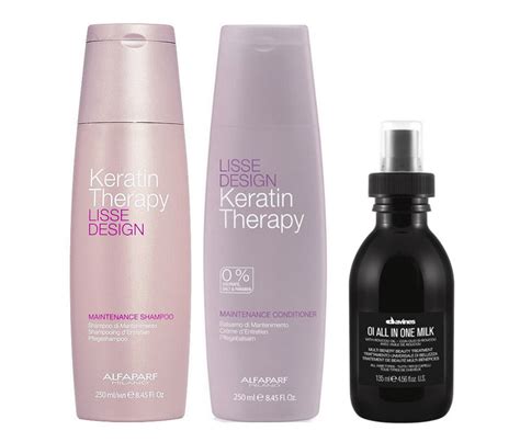 Alfaparf Keratin Therapy Maintenance And Oi All In One Milk Zestaw Do