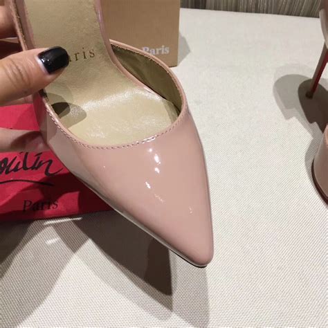 Replica Christian Louboutin Nude Patent Iriza Mm Pumps