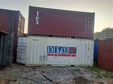 Shipping Container Storage Facility In Nairobi Central Manufacturing Equipment Containers