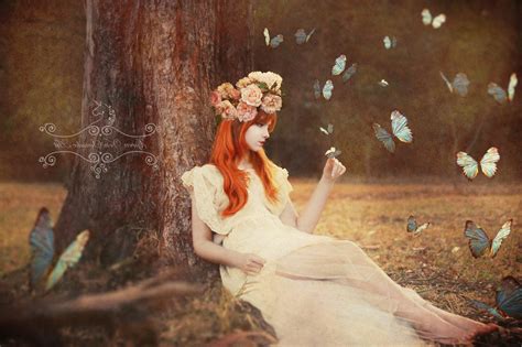 Wallpaper 2048x1365 Px Fantasy Art Redhead Women 2048x1365