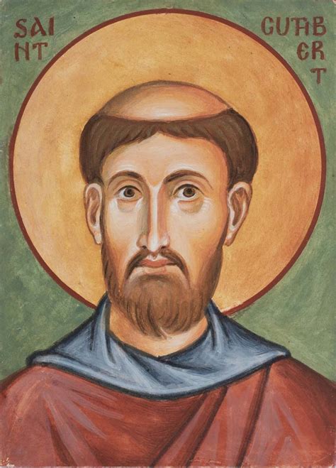 St Cuthbert Of Lindisfarne Icon Aidan Hart Sacred Icons