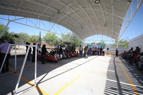 Entregan domo a jardín de niños Octavio Paz Norte de Ciudad Juárez