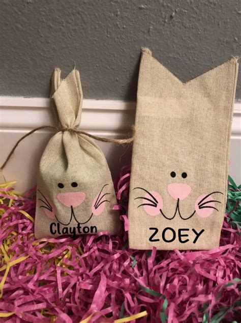 Personalized Easter Treat Bags Easter Basket Filler Etsy