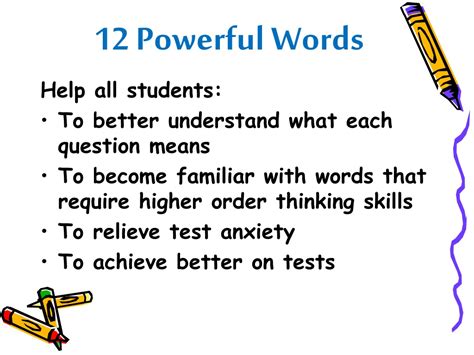 Ppt 12 Powerful Words Powerpoint Presentation Free Download Id9535080