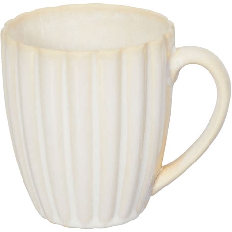 Ribbed Mug Natural Wilko