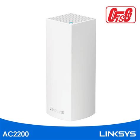 Linksys Velop Intelligent Mesh Wifi System Tri Band 1 Pack White