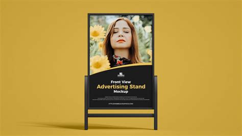 Free Outdoor Advertising Foldable A Stand Mockup Psd Psfiles