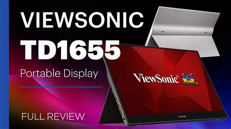 ViewSonic TD1655 Portable Display - Full Review - YouTube