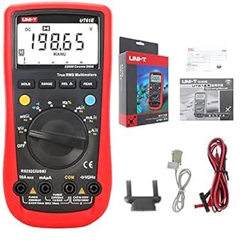 UNI T UT61E Multímetro digital True RMS Peak Meter PC Connect AC DC