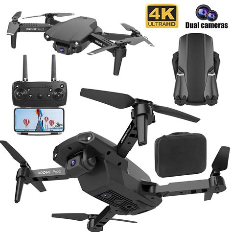 E99 PRO2 Mini RC Drone With Dual Camera 4K For Adult Optical Flow