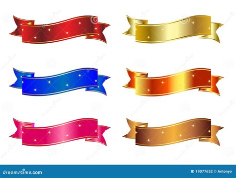 Set Of Multicolor Banners Stock Vector Illustration Of Banner