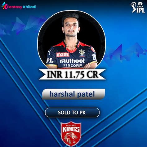 Harshal Patel Ipl 2024 Team Price Career Salary Runs And Records