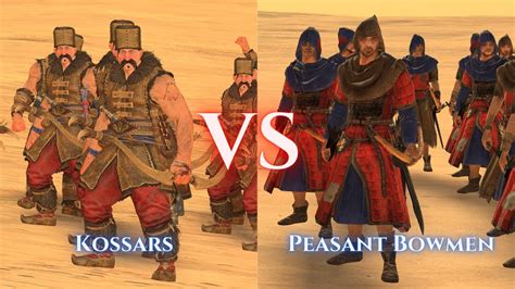 WARHAMMER III Total War Kossars VS Peasant Bowmen YouTube