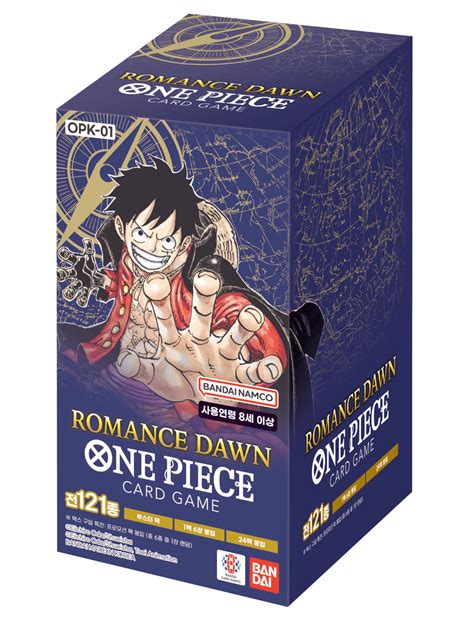 One Piece Cards “Romance Dawn” OP01 Booster Box Korean Ver – K-TCG