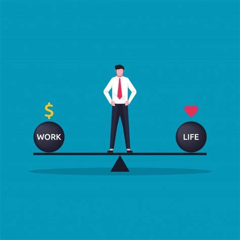 Premium Vector Perfect Work And Life Balance Concept Businessman