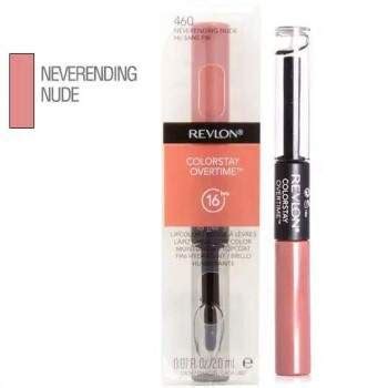 Batom Revlon ColorStay OverTime Longa Duração 460 Neverending Nude