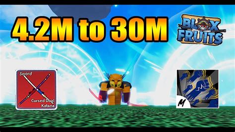 42m To 30m Bounty Hunt Blox Fruits Live Youtube