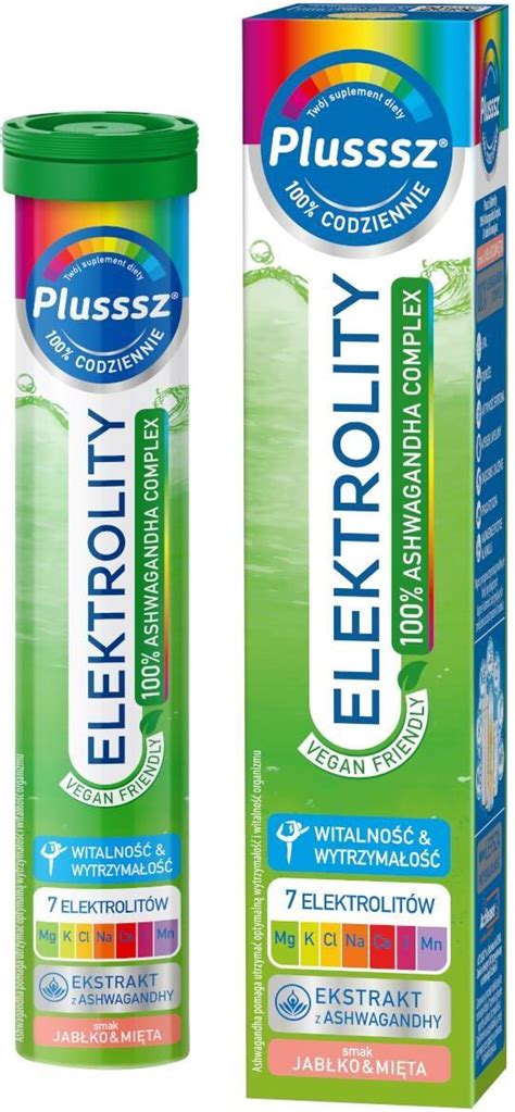 Plusssz Elektrolity Z Ashwagandh Tabl Musuj Ce Opinie I Ceny Na