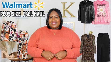 Walmart Plus Size Fall Haul Affordable Plus Size Fall Fashion Youtube