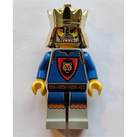 Lego Set Fig 001002 King Leo Knights Kingdom I Lion Shield Crown